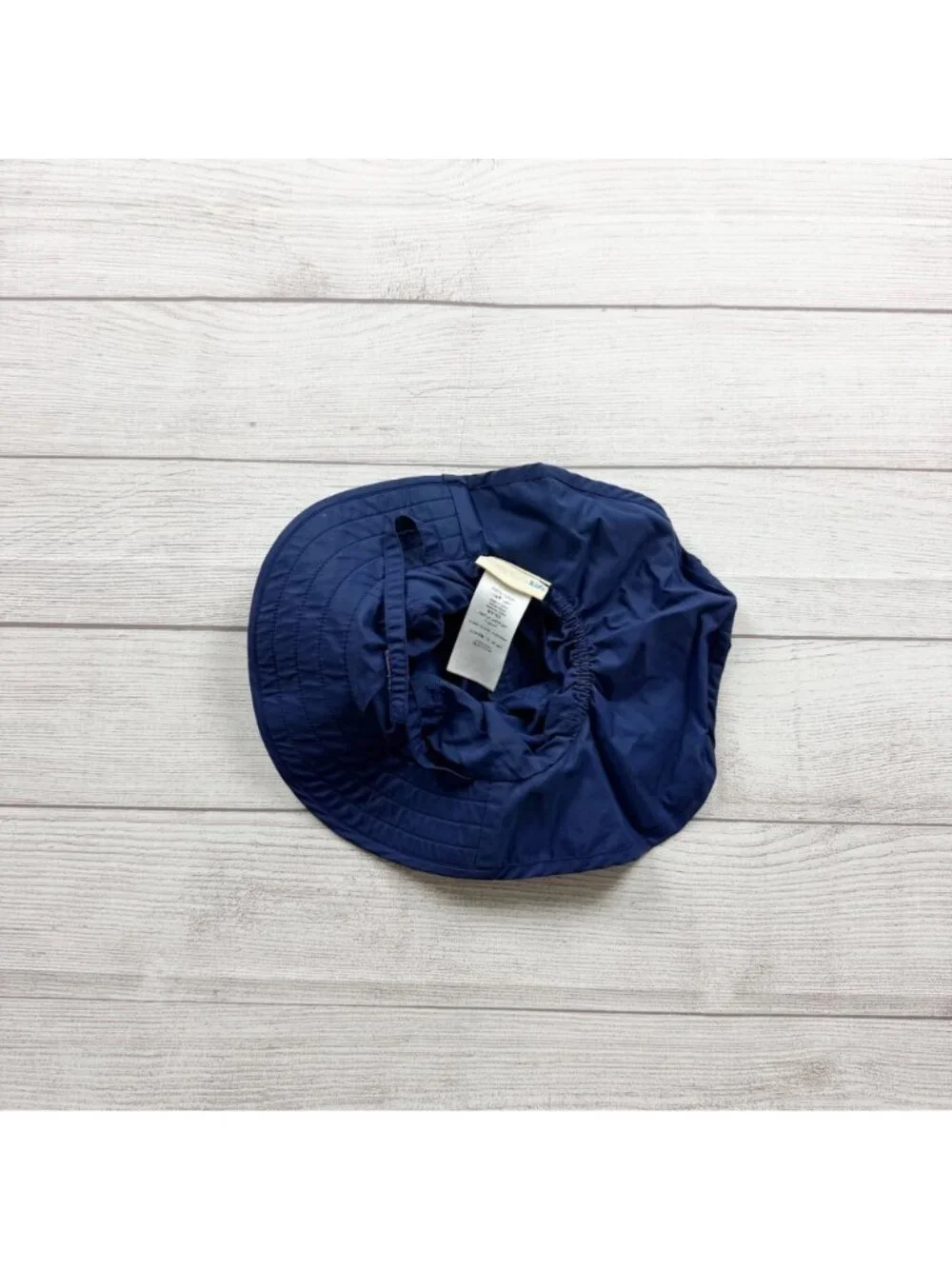 Pottery Barn Kids Baby Shark Nylon Reversible Sun Hat Navy 12-24 Months